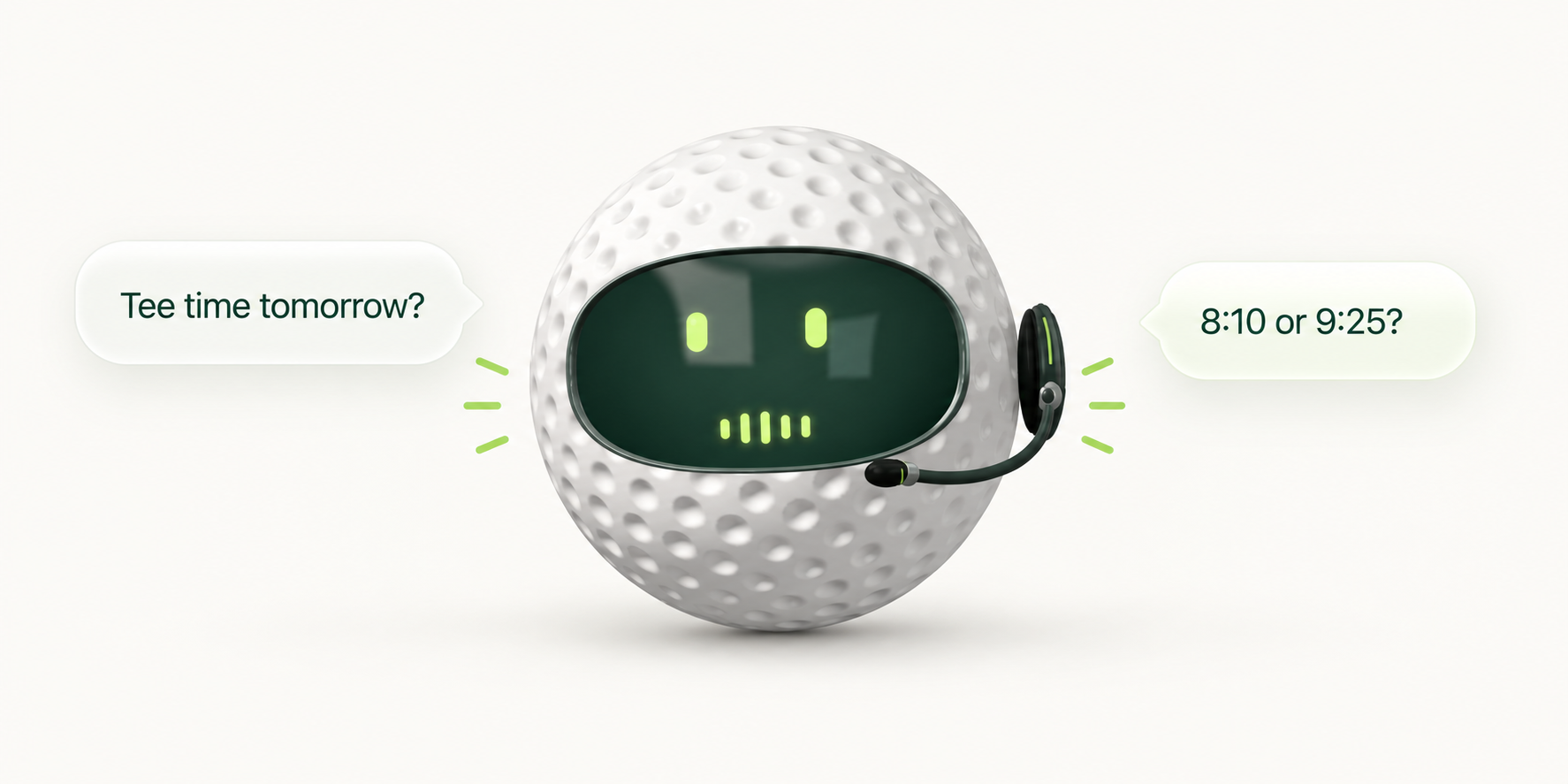 Golf One golf-ball voice assistant